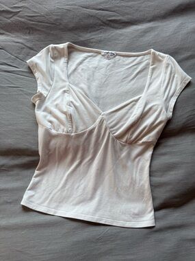 Reformation Bustier seamed t shirt